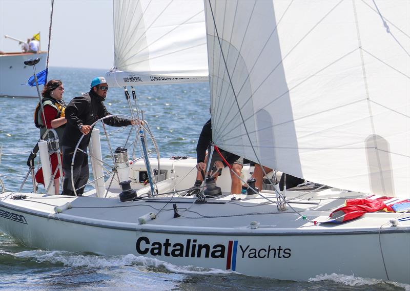 Congressional Cup Day 4, Long Beach Yacht Club, April 21, 2018 photo copyright Bronny Daniels taken at Long Beach Yacht Club and featuring the Catalina 37 class