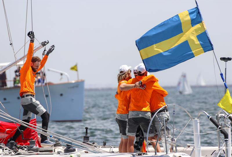 Congressional Cup Day 4, Long Beach Yacht Club, April 21, 2018 photo copyright Bronny Daniels taken at Long Beach Yacht Club and featuring the Catalina 37 class