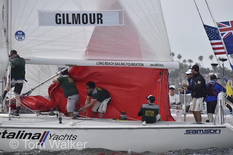 Congressional Cup Day 4, Long Beach Yacht Club, April 21, 2018 - photo © Tom Walker