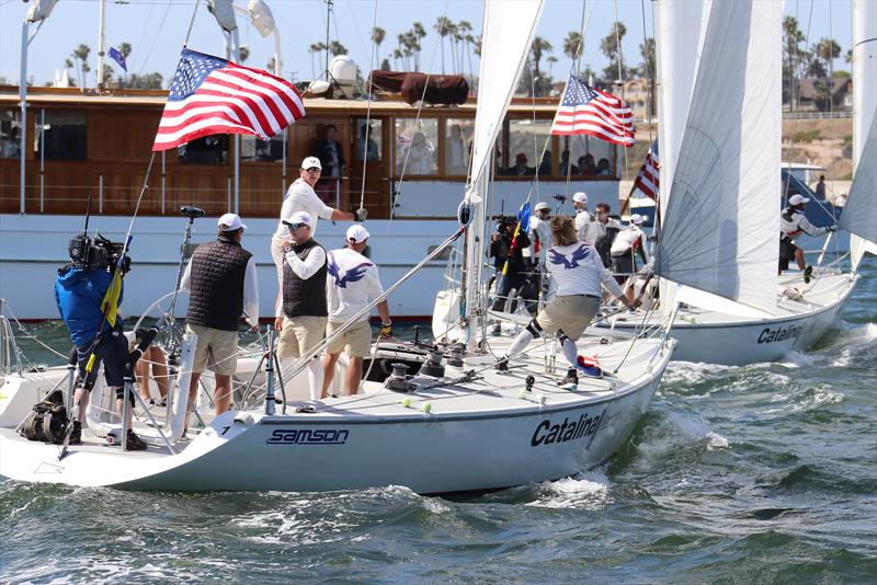 Final Day, 2018 Congressional Cup, Long Beach, April 22, 2018 photo copyright Bronny Daniels taken at Long Beach Yacht Club and featuring the Catalina 37 class