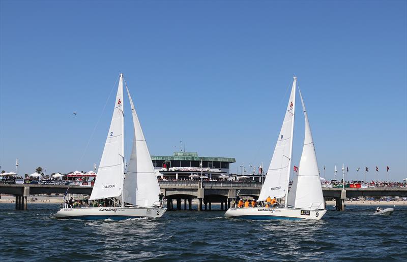 Final Day, 2018 Congressional Cup, Long Beach, April 22, 2018 photo copyright Bronny Daniels taken at Long Beach Yacht Club and featuring the Catalina 37 class