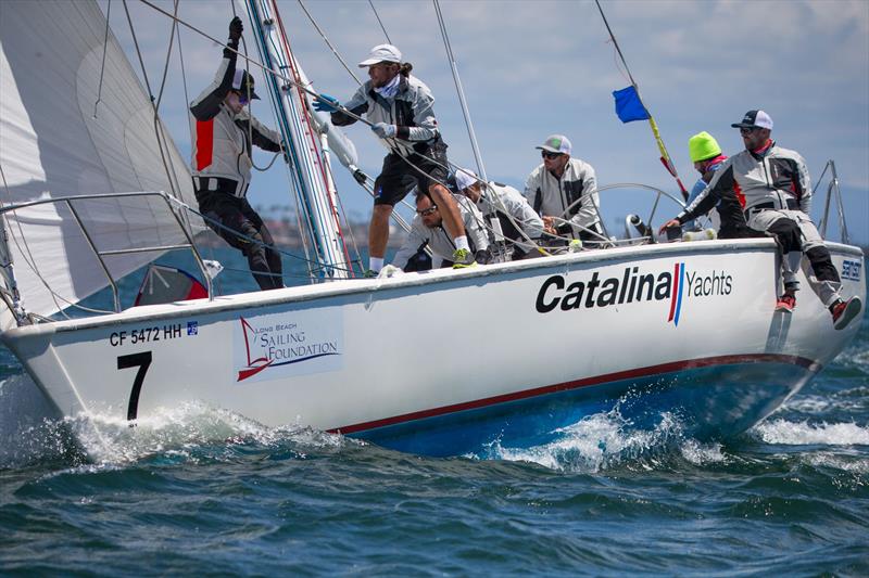 Taylor Cranfield, Day 2, Congressional Cup, Long Beach Yacht Club photo copyright Bronny Daniel taken at Long Beach Yacht Club and featuring the Catalina 37 class