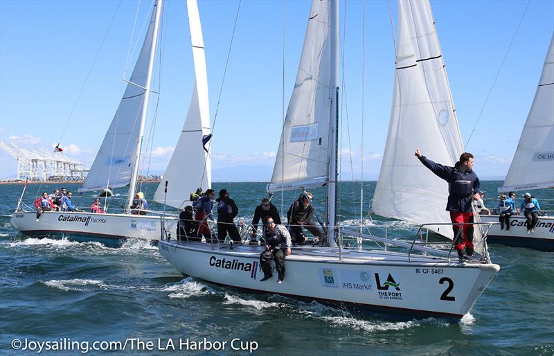 Port of Los Angeles Harbor Cup photo copyright Bronny Daniels / Joysailing taken at Los Angeles Yacht Club and featuring the Catalina 37 class