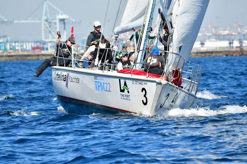 Los Angeles Harbor Cup Day 1 photo copyright Laurie Morrison Photography taken at Los Angeles Yacht Club and featuring the Catalina 37 class