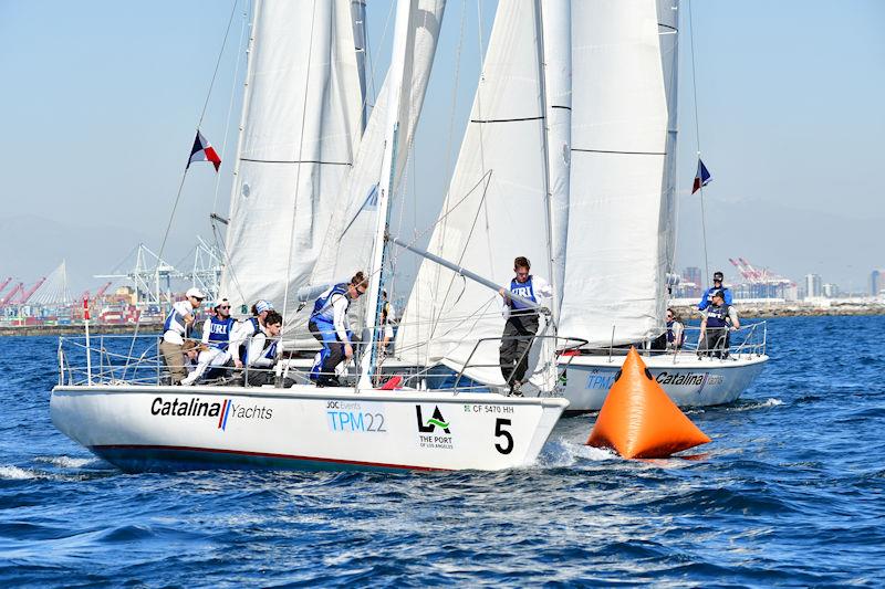 Los Angeles Harbor Cup Day 1 photo copyright Laurie Morrison Photography taken at Los Angeles Yacht Club and featuring the Catalina 37 class