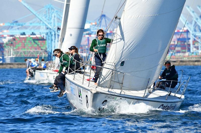 Los Angeles Harbor Cup Day 1 photo copyright Laurie Morrison Photography taken at Los Angeles Yacht Club and featuring the Catalina 37 class