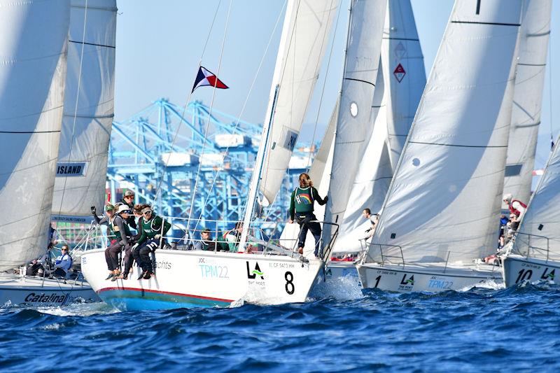 Los Angeles Harbor Cup Day 1 photo copyright Laurie Morrison Photography taken at Los Angeles Yacht Club and featuring the Catalina 37 class