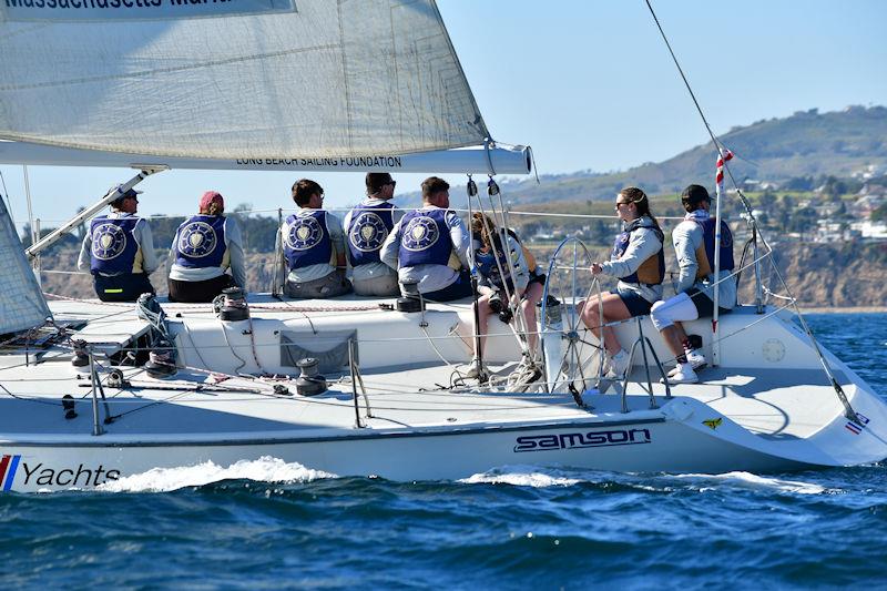 Los Angeles Harbor Cup Day 2 photo copyright Laurie Morrison Photography taken at Los Angeles Yacht Club and featuring the Catalina 37 class