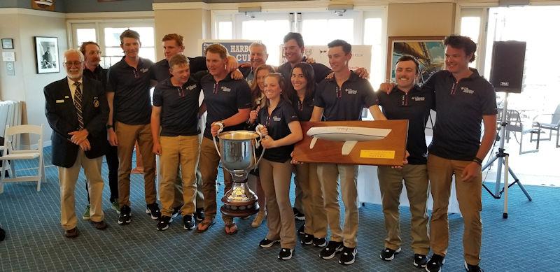 Los Angeles Harbor Cup prize giving photo copyright Laurie Morrison Photography taken at Los Angeles Yacht Club and featuring the Catalina 37 class