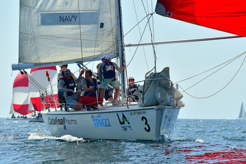 Los Angeles Harbor Cup Day 3 photo copyright Laurie Morrison Photography taken at Los Angeles Yacht Club and featuring the Catalina 37 class