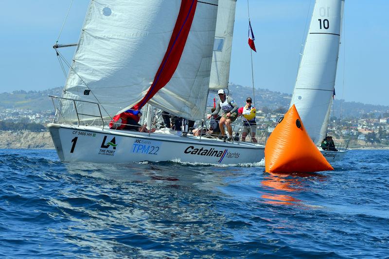 Los Angeles Harbor Cup Day 3 photo copyright Laurie Morrison Photography taken at Los Angeles Yacht Club and featuring the Catalina 37 class