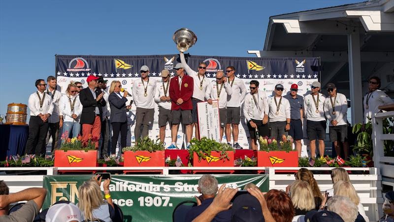 Ian Williams - Presentation - Final day - Congressional Cup - April 2022 - Long Beach Yacht Club photo copyright Ian Roman / WMRT taken at Long Beach Yacht Club and featuring the Catalina 37 class