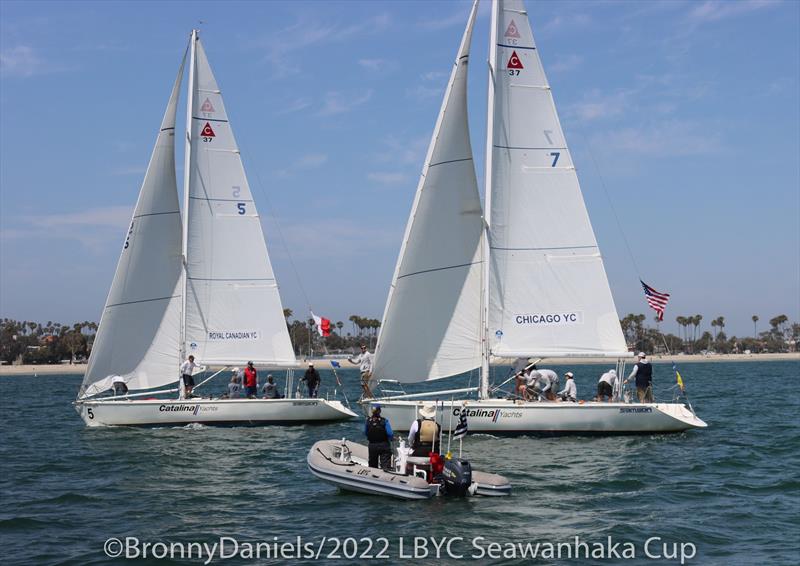Seawanhaka International Challenge Cup photo copyright Bronny Daniels taken at Long Beach Yacht Club and featuring the Catalina 37 class