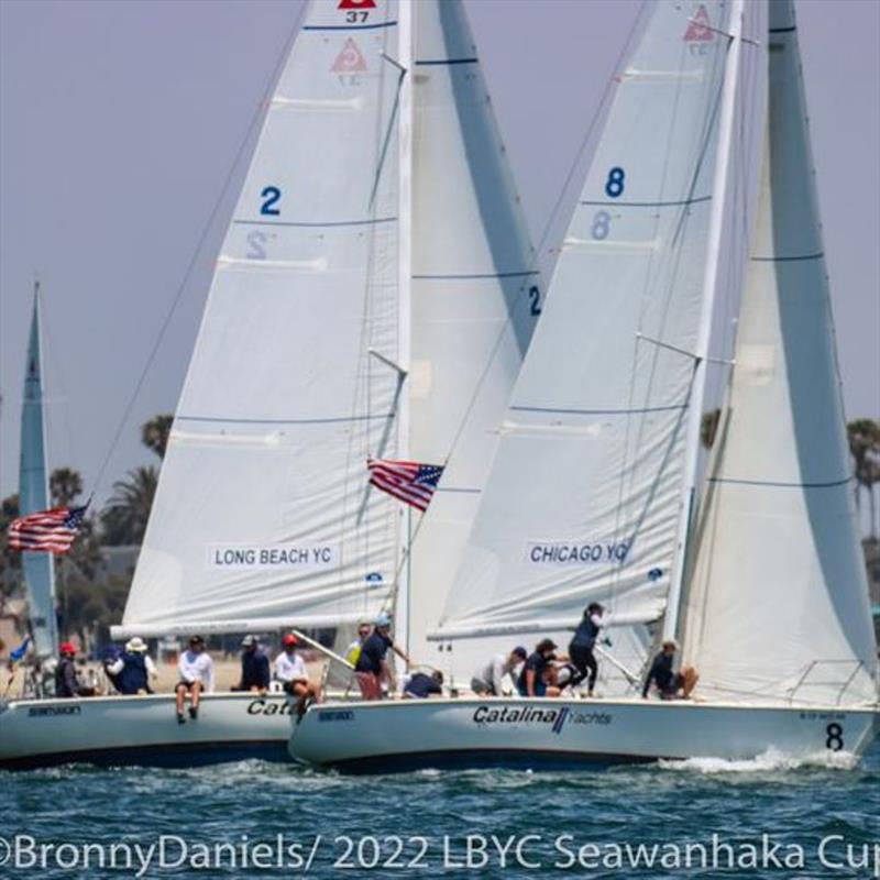 2022 Seawanhaka International Challenge Cup - day 3 photo copyright Bronny Daniels taken at Long Beach Yacht Club and featuring the Catalina 37 class