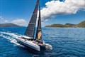 Adrian Keller's 84ft Irens-designed catamaran Allegra win the Nanny Cay Cup in the Round Tortola Race - 2024 BVI Spring Regatta and Sailing Festival