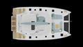 Lagoon 47 layout - Cockpit Bimini
