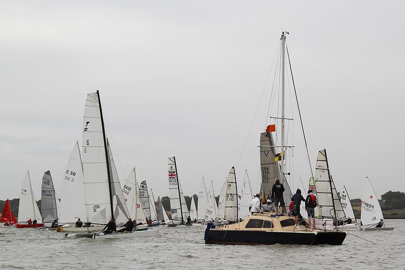 Day 4 of Zhik Pyefleet Week at Brightlingsea  photo copyright Fiona Brown / www.fionabrown.com taken at Brightlingsea Sailing Club and featuring the Catamaran class