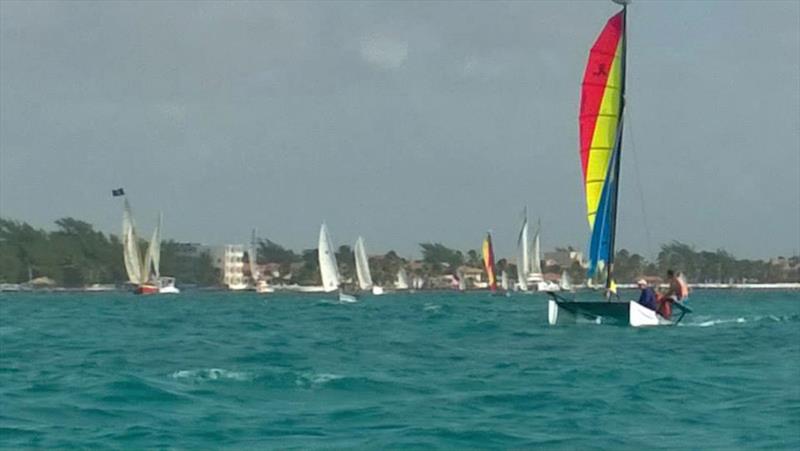 Bart's Bash 2014 in Belize photo copyright Forrest Jones taken at Belize Sailing Association and featuring the Catamaran class