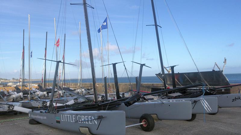 littlegreenselfstorage.com Vampire at Eurocat 2018 in Carnac photo copyright Kyle Stoneham taken at Yacht Club de Carnac and featuring the Catamaran class