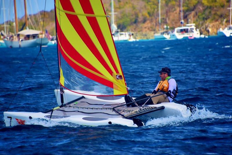 2021 St. Thomas International Regatta: Hobie Wave Winner Mark van den Driessche - photo © Dean Barnes