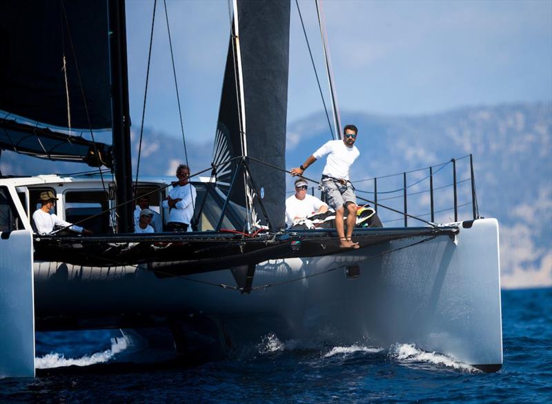 2021 Multihull Cup at Port Adriano, Mallorca day 1 photo copyright Sailing Energy taken at  and featuring the Catamaran class