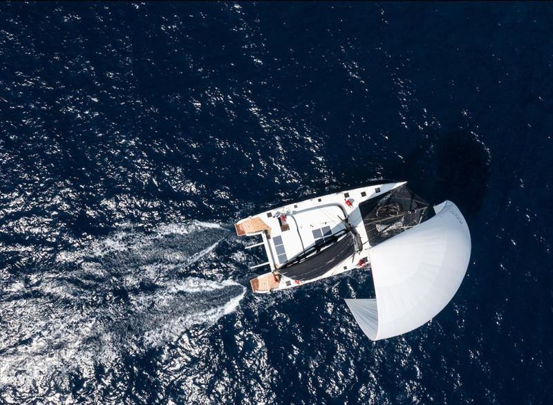 2021 Multihull Cup at Port Adriano, Mallorca day 1 photo copyright Sailing Energy taken at  and featuring the Catamaran class