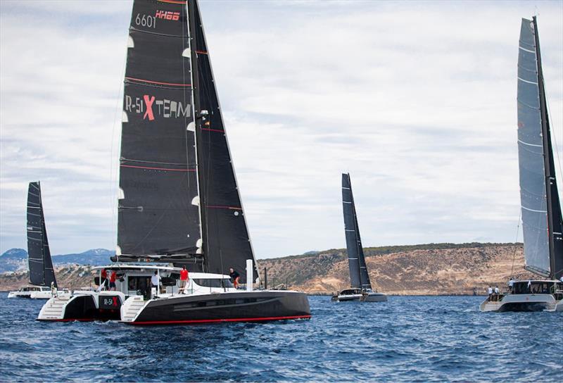 2021 Multihull Cup at Port Adriano, Mallorca day 3 photo copyright Sailing Energy taken at  and featuring the Catamaran class