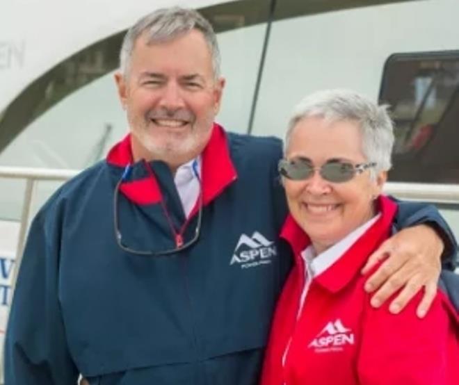 David and Sue Ellen Jenkins photo copyright Pendanablog taken at  and featuring the Catamaran class