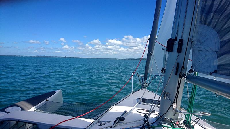 Corsair 760 under sail - 2018 Moreton Bay Multihull Regatta - photo © Multihull Central