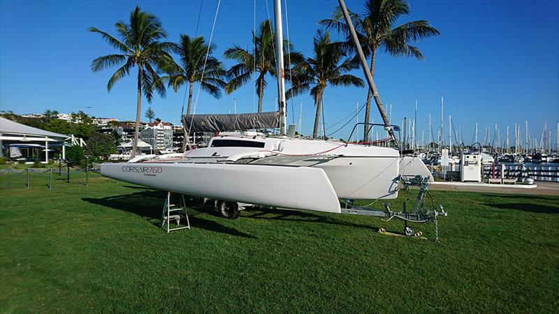 Corsair 760 at RQYS - 2018 Moreton Bay Multihull Regatta photo copyright Multihull Central taken at Royal Queensland Yacht Squadron and featuring the Catamaran class