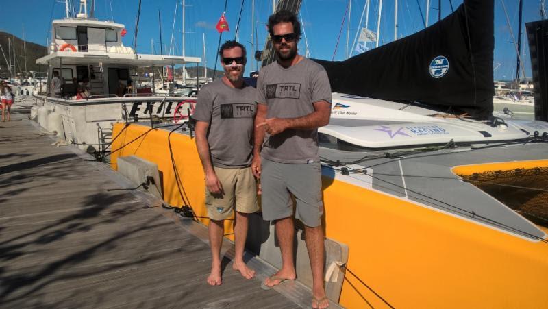 Amory Ross and Shannon Falcone on the DNA F4, Falcon (ANT) - 47th BVI Spring Regatta - photo © Event Press