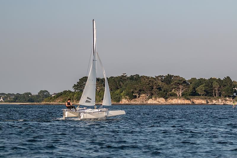 Befoil is a 16ft (4.9mtr) foiling catamaran with racks aimed at sailing schools and those wanting a first experience of foiling - photo © Charles de Lisle