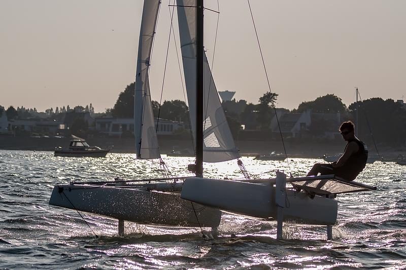 Befoil is a 16ft (4.9mtr) foiling catamaran with racks aimed at sailing schools and those wanting a first experience of foiling - photo © Charles de Lisle