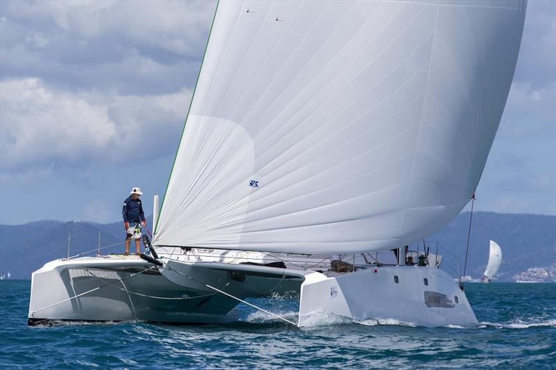 Multihull action last year - Airlie Beach Race Week 2017 photo copyright Andrea Francolini taken at Whitsunday Sailing Club and featuring the Catamaran class
