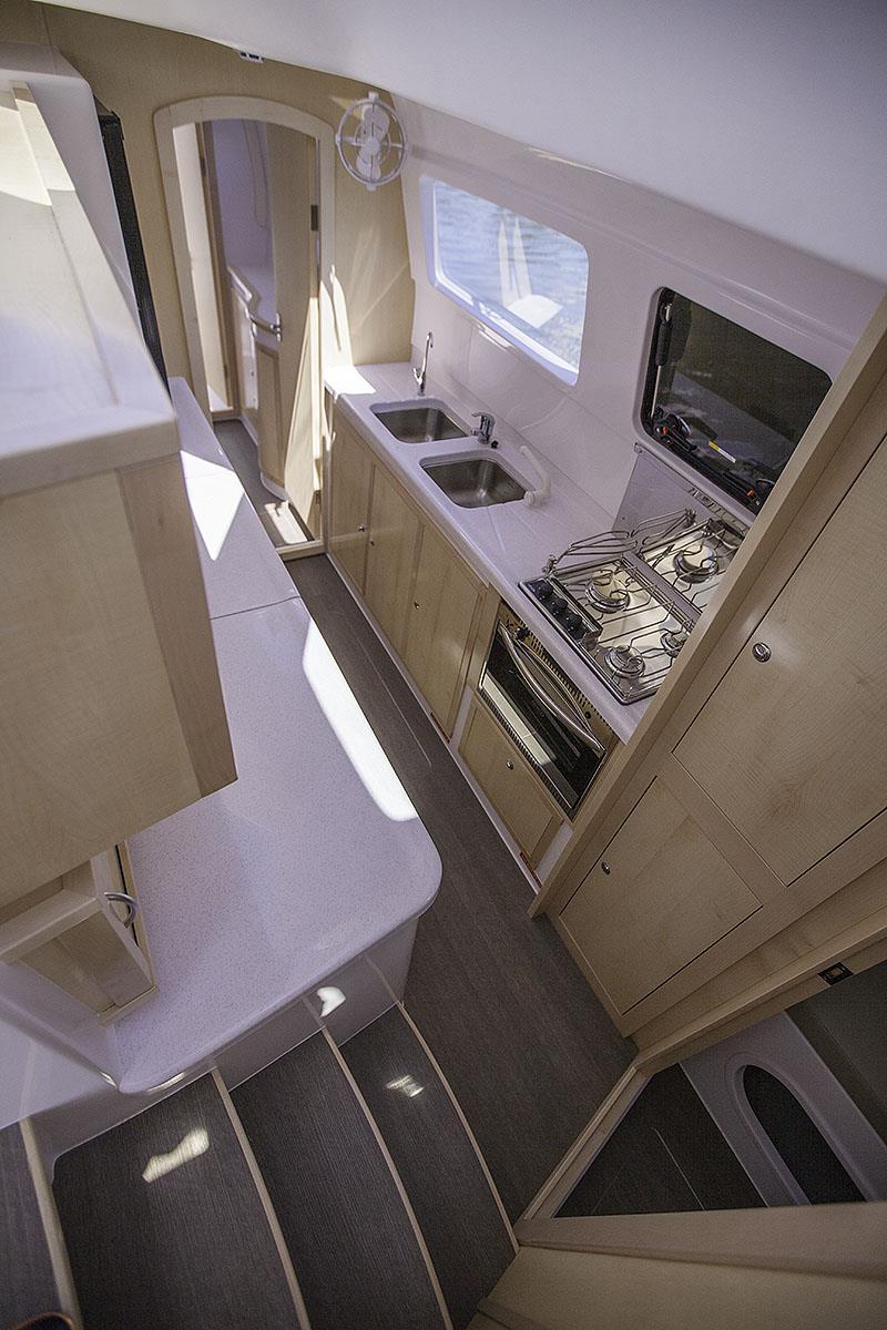 The Galley of the Seawind 1260 - photo © John Curnow