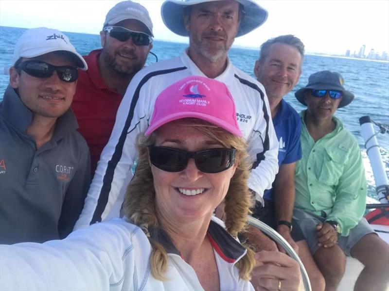 Happy sailing on board Rush Hour photo copyright RPAYC taken at Royal Prince Alfred Yacht Club and featuring the Catamaran class