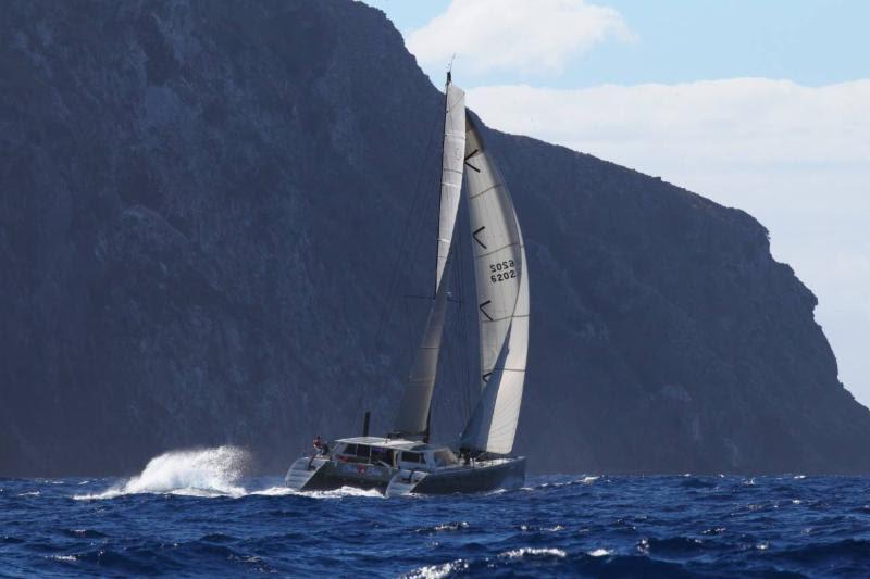 John Gallagher's Gunboat 62 team racing Chim Chim (USA) will receive the Multihull Prize for the best corrected time under MOCRA - RORC Caribbean 600 - photo © RORC / Photoaction.com