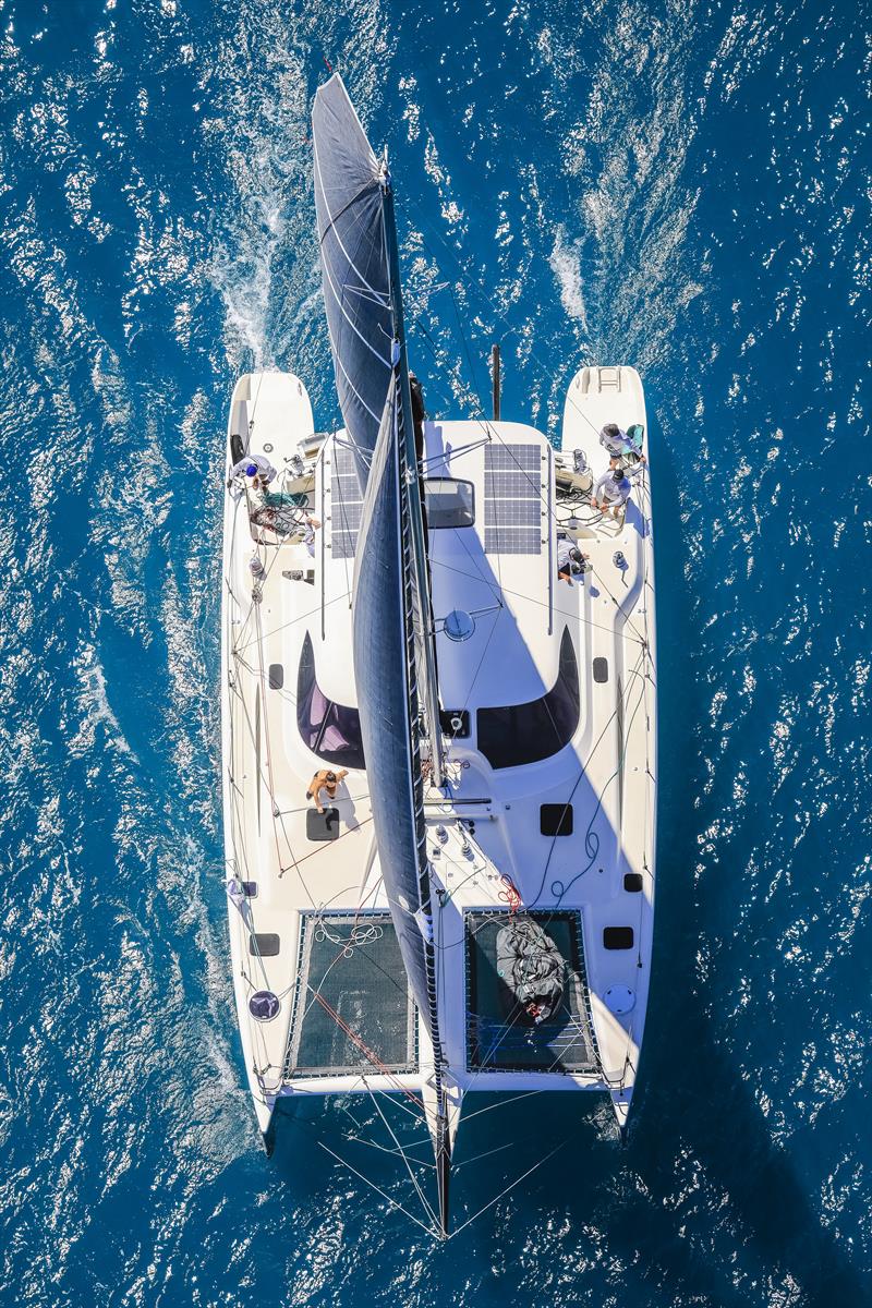 Hamilton Island Race Week - Day 2 - August 19, 2019 photo copyright Craig Greenhill / Saltwater Images taken at Hamilton Island Yacht Club and featuring the Catamaran class