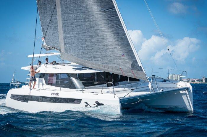 2020 Caribbean Multihull Challenge photo copyright Laurens Morel taken at Sint Maarten Yacht Club and featuring the Catamaran class