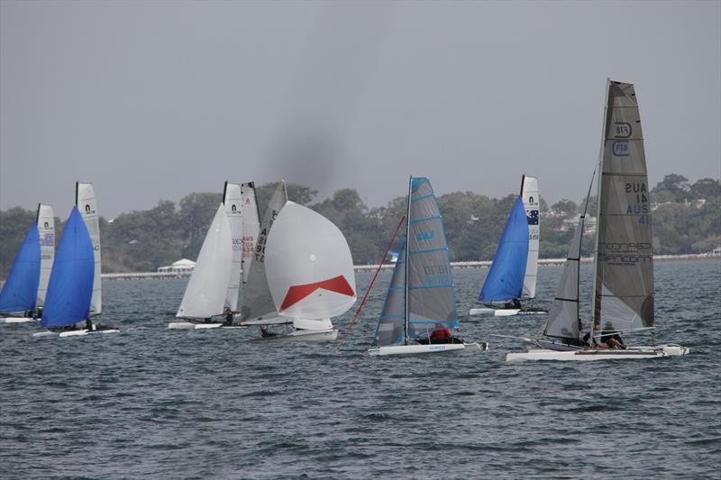 Humpybong Yacht Club WinterBash photo copyright David Begley taken at Humpybong Yacht Club and featuring the Catamaran class