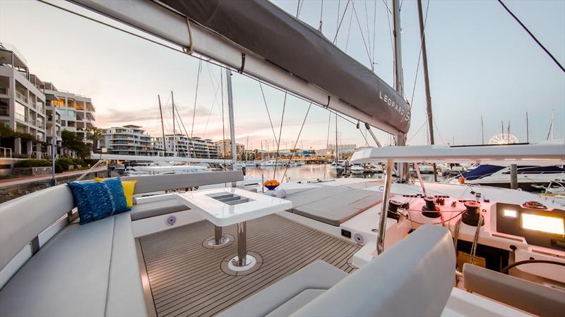 Whitsunday Rent A Yacht Leopard 50 - flybridge lounge photo copyright Leopard Catamarans taken at  and featuring the Catamaran class