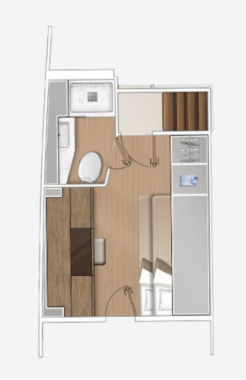 Lagoon Sixty 5 - Crew cabin photo copyright Lagoon Catamarans taken at  and featuring the Catamaran class