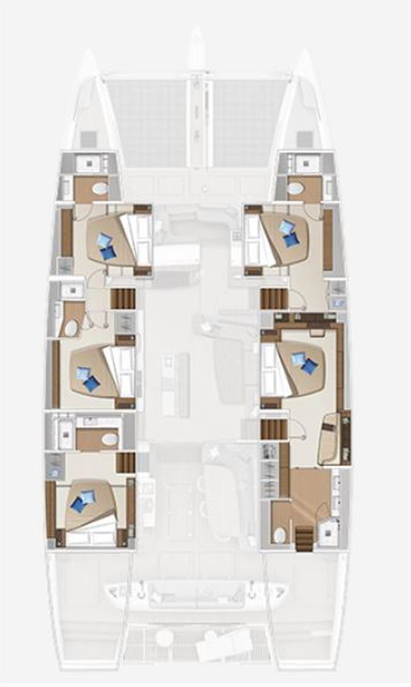 Lagoon Sixty 5 - Galley up - 5 cabin version photo copyright Lagoon Catamarans taken at  and featuring the Catamaran class