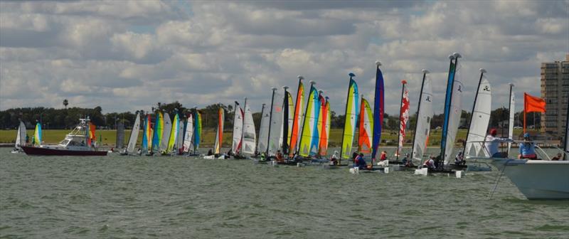 2021 U.S. Multihull Championship photo copyright Gary Turman / Triple Tack taken at Corpus Christi Yacht Club and featuring the Catamaran class