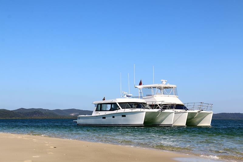 Scimitar Sedan and Flybridge photo copyright Scimitar taken at  and featuring the Catamaran class