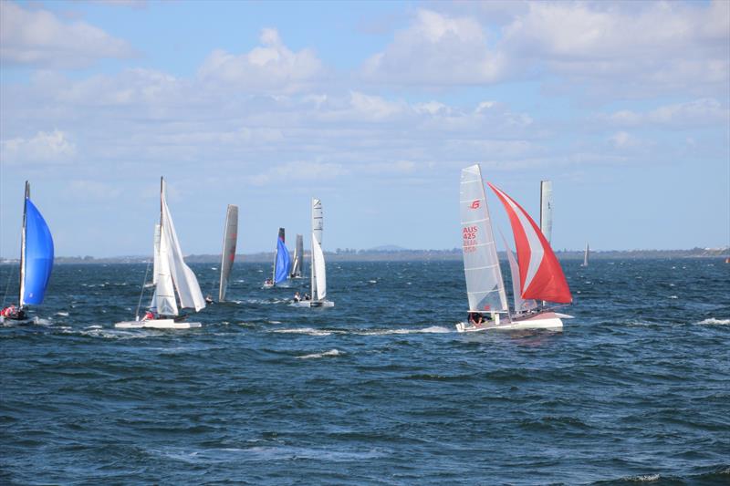 HumpyBong Yacht Club WinterBash 2022 photo copyright Mark Dawson taken at Humpybong Yacht Club and featuring the Catamaran class