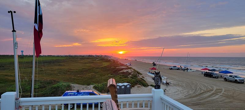 Sunrise Saturday morning - Westwood Wealth Management Prindle 50th Year North Americans photo copyright Greg Congdon taken at  and featuring the Catamaran class