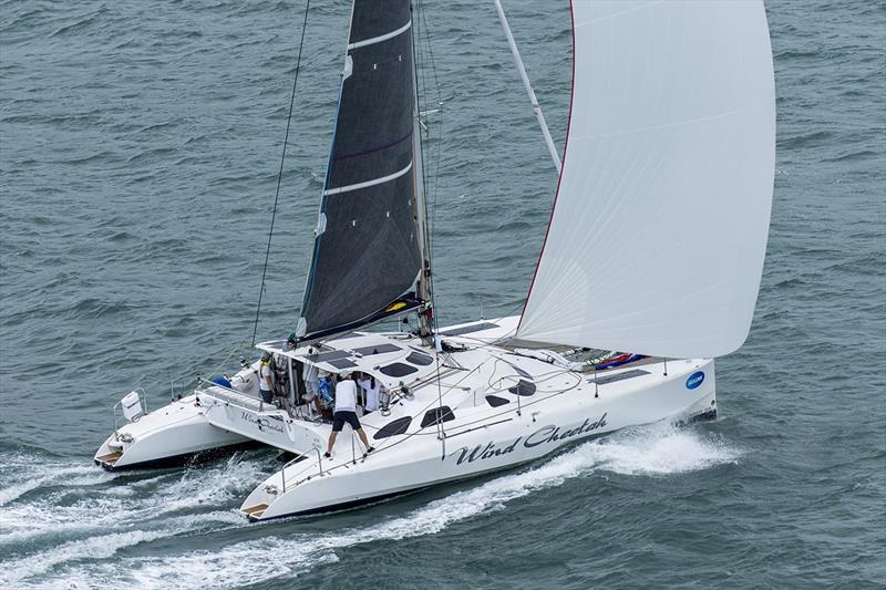 Wind Cheetah leads a double life - SeaLink Magnetic Island Race Week photo copyright Andrea Francolini taken at Townsville Yacht Club and featuring the Catamaran class