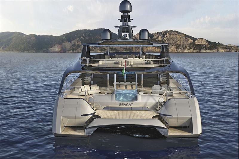 Rossinavi 43m hybrid-electric catamaran, Sea Cat - photo © Rossinavi