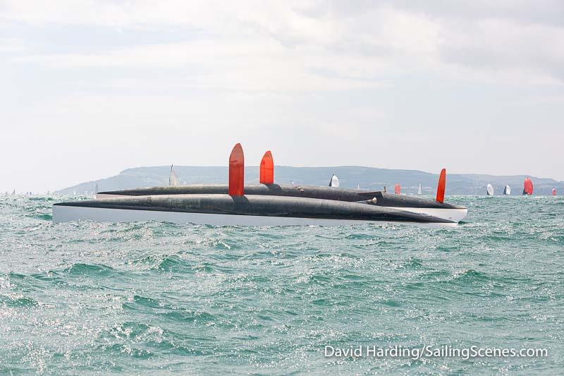 Coco de Mer, GB6601, Gunboat 66, during the 2023 Round the Island Race - photo © David Harding / www.sailingscenes.com